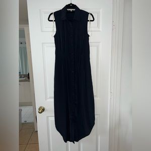 NWOT- navy Rachel Roy Button down dress
